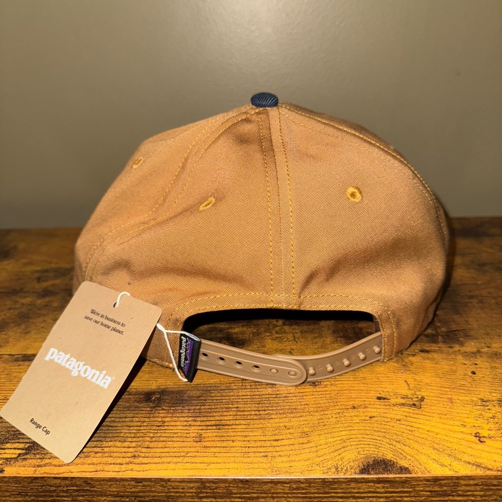 Patagonia Range Cap Nest Brown One Size Snapback Hat One Size NEW - Picture 3 of 6